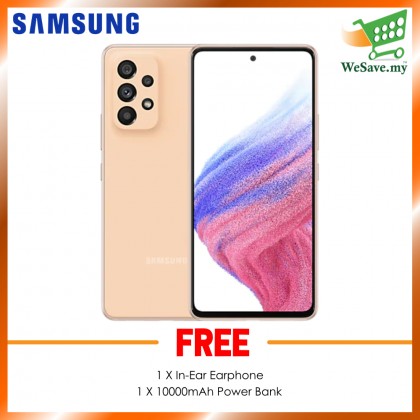 Samsung Galaxy A53 5G Smartphone 8GB RAM 256GB (Original) 1 Year Warranty By Samsung Malaysia (FREE ACCESSORIES)