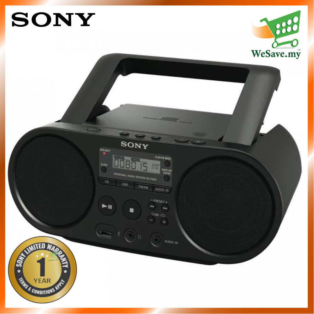 sony usb player with speakers