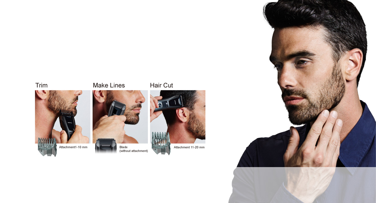 Panasonic Er Gb60 Rechargeable Beard Hair Trimmer 1 Years