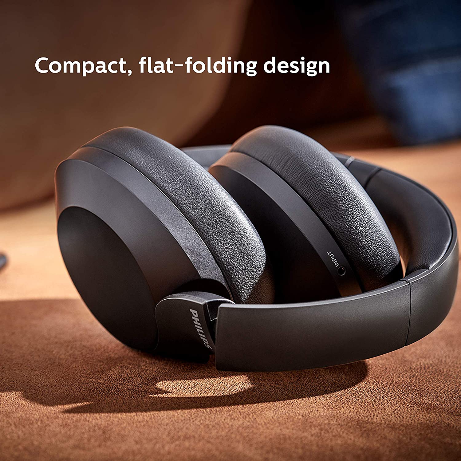 Philips TAPH805 / TAPH805BK Hi-Res Audio wireless over-ear headphone ...